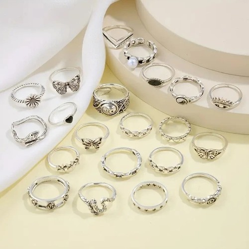 21pcs retro bohemian geometric - 21pcs,