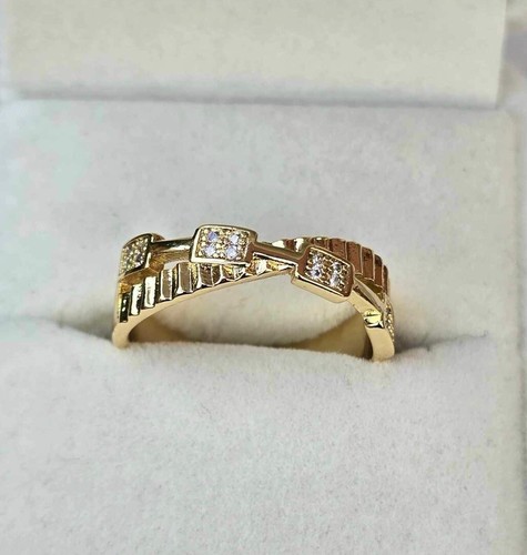 Gold plated cubic zirconia - plated,