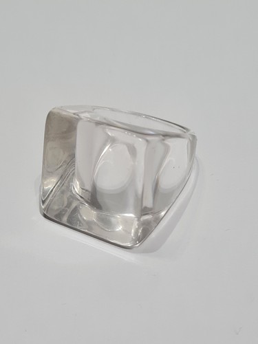Transparent geometric acrylic