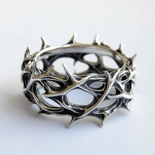 Gothic thorn ring retro anime - thorn,
