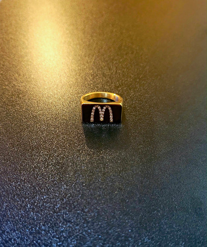 Mcdonald gold tone retro - mcdonald’s,