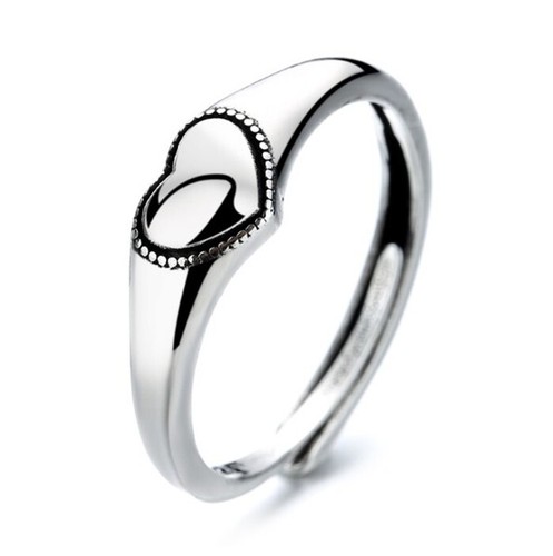 Retro heart adjustable - heart, ring