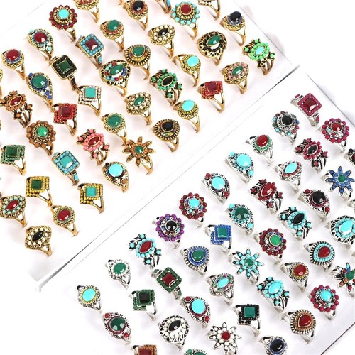 20pcs women rings - women, silver
