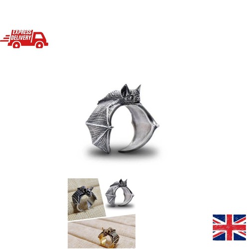 Retro dark bat - bat, ring