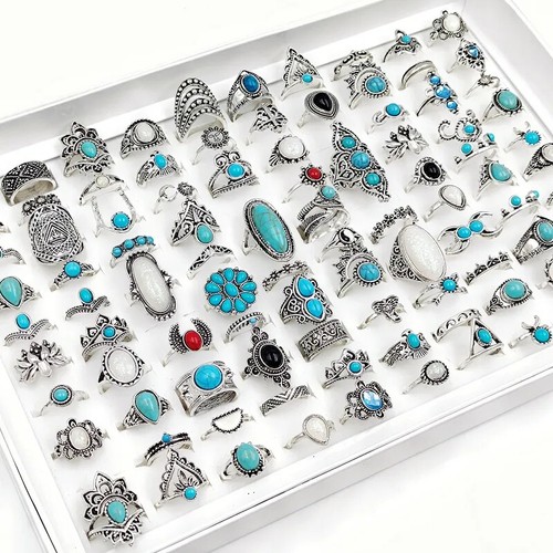 100pcs women rings - 100pcs, vintage