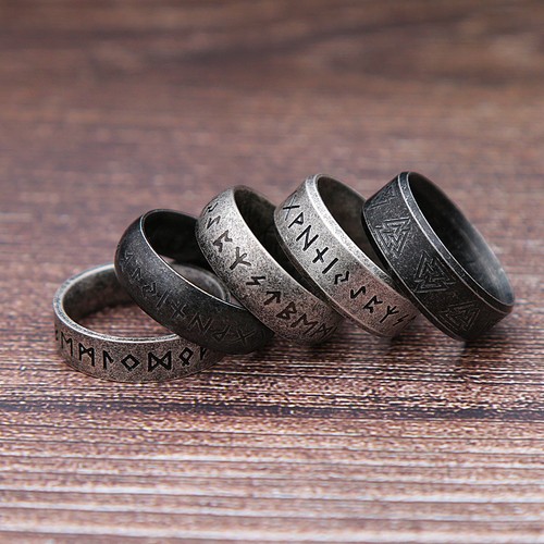 Retro viking rune - viking, ring