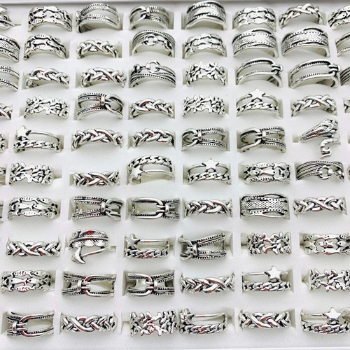 30pcs silver colour - silver, rings