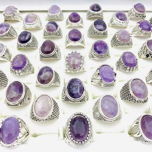 20pcs silver rings - 20pcs, natural