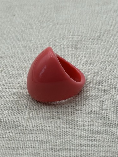 Vintage chunky coral - chunky, dome
