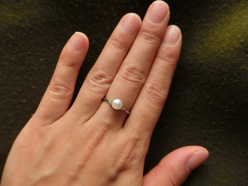 White freshwater pearl - 5.5m,