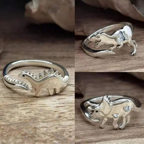 Retro dinosaur ring women - retro,