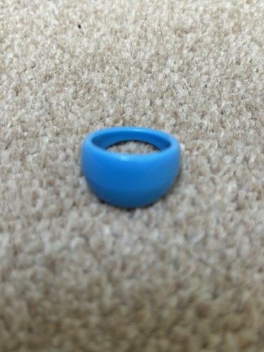 Blue chunky wide - wide, plastic