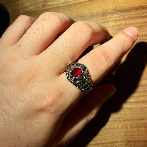 Retro red heart vine - retro,