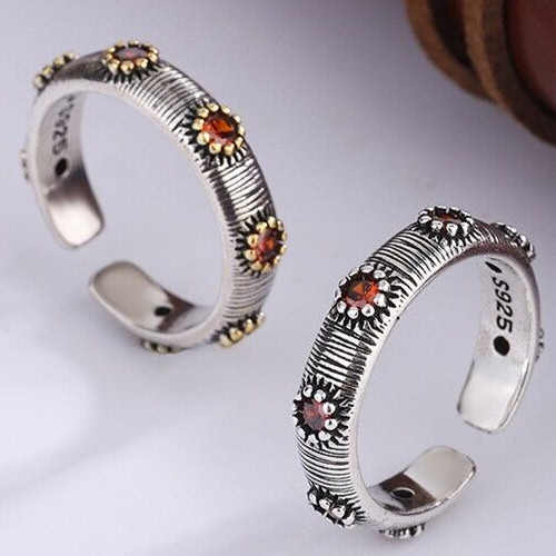 925 sterling silver retro ruby - sterling,