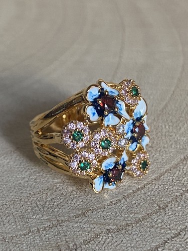 Flower bouquet ring - flower, r